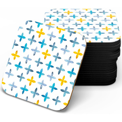 زیر لیوانی چوبی MDF چهار پر