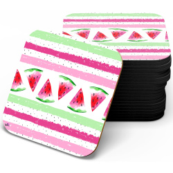 زیر لیوانی چوبی MDF یلدا هندوانه