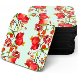 زیر لیوانی چوبی MDF یلدا نارین