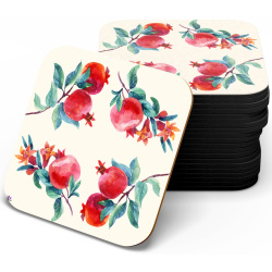 زیر لیوانی چوبی MDF یلدا انار