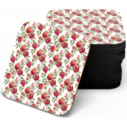 زیر لیوانی چوبی MDF یلدا انار