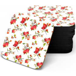 زیر لیوانی چوبی MDF یلدا انار