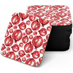 زیر لیوانی چوبی MDF یلدا انار