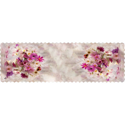 رانر مخمل رنگ روغن گلدان