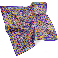 روسری نخی ارغوان