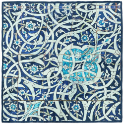 پوشت (دستمال جیب) کاشی گره