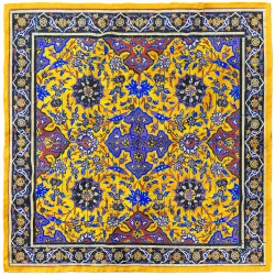 پوشت (دستمال جیب) کاشی زرد