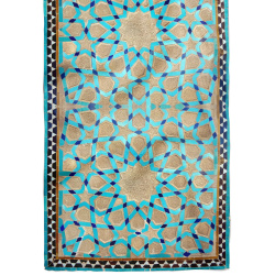 دستمال گردن کتیبه فیروزه