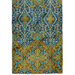 دستمال گردن طرح کاشی نقش کبود