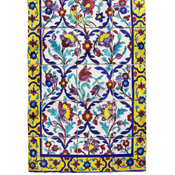 دستمال گردن کاشی آبرنگ