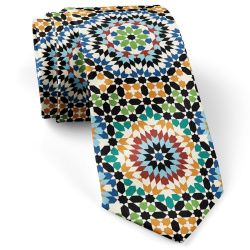 کراوات مراکش کرمی چند رنگ