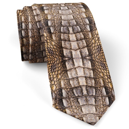 کراوات مردانه پوست سوسماری