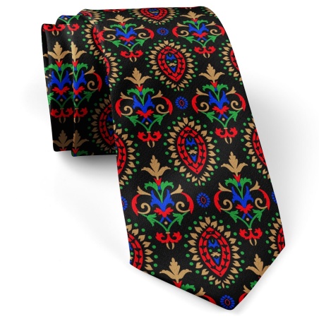 کراوات مردانه سنتی طرح سوزن دوزی سیستان