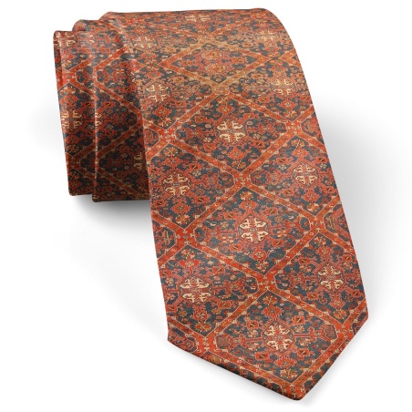 کراوات مردانه طرح قالی