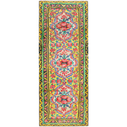 شال نخی کاش زرد کاخ گلستان