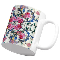 ماگ سرامیکی گل کاغذی
