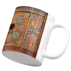 ماگ سرامیکی سقف چوب و چرم