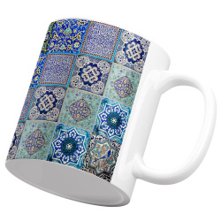 ماگ سرامیکی کاشی مرکب