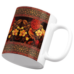 ماگ سرامیکی گل مرغ