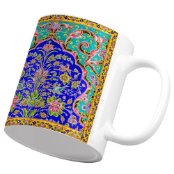 ماگ سرامیکی گل افشان