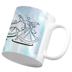 لیوان سرامیکی رقص سماع صوفیان