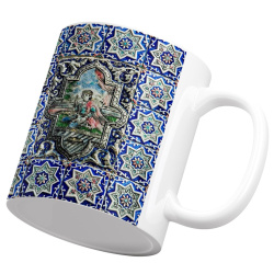 لیوان سرامیکی کاشی لعابی انتظار