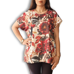 تیشرت زنانه گل کوکب
